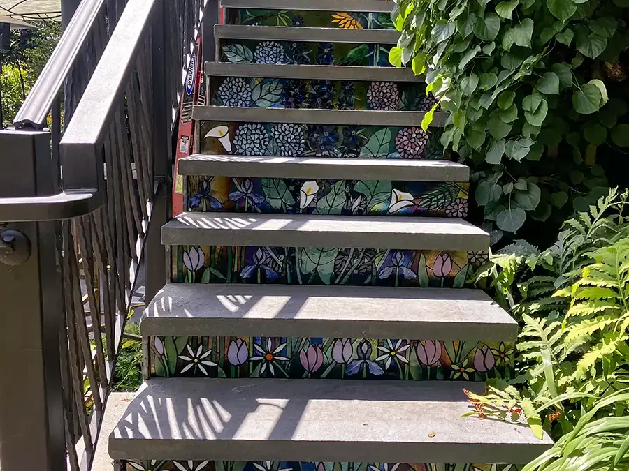 Stained Glass Staircase